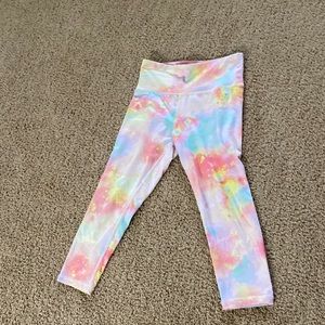Tie die pair of pants, size small, 7 8